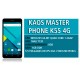 SMARTPHONE K55 4G KAOS 5.5" 8GB ROM 1GB RAM ANDROID 5.1 NEGRO