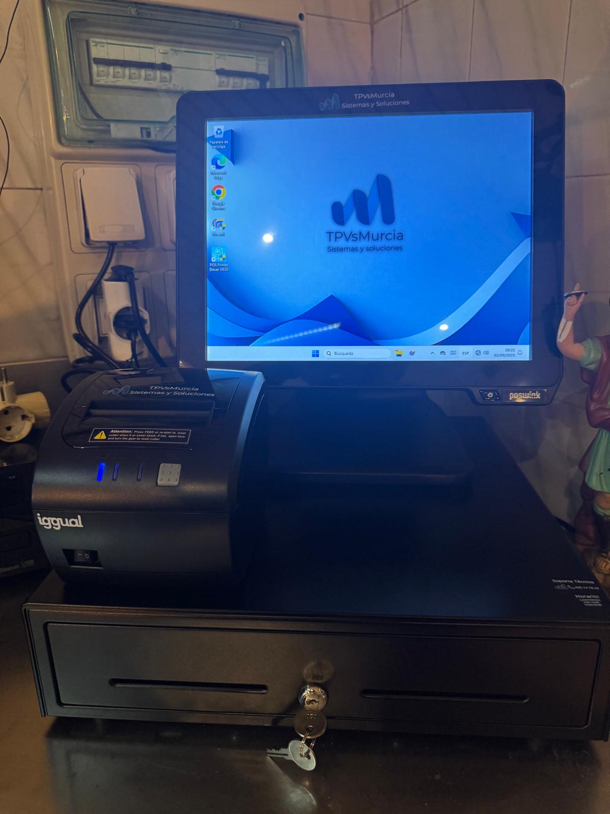 Instalación de TPV en Heladería Mango House, Molina de Segura