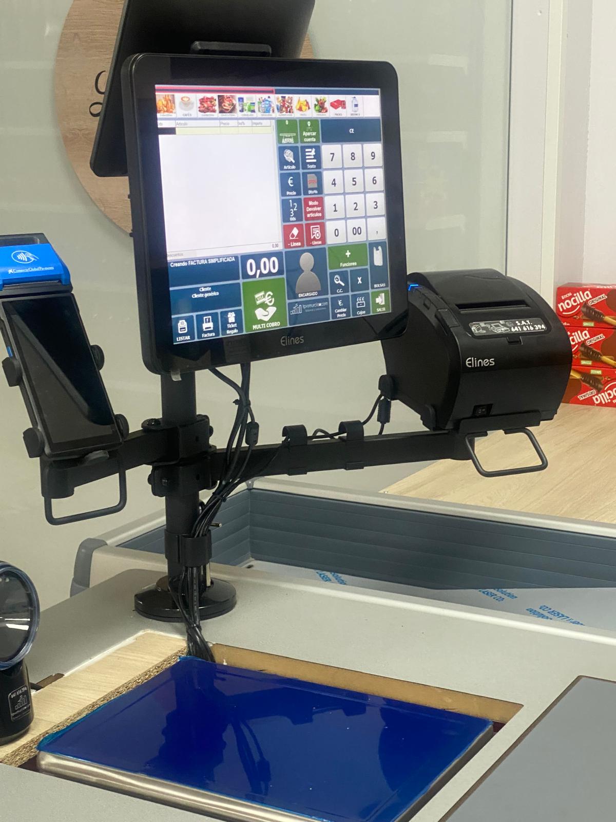 Instalación de TPV en minimarket, Murcia